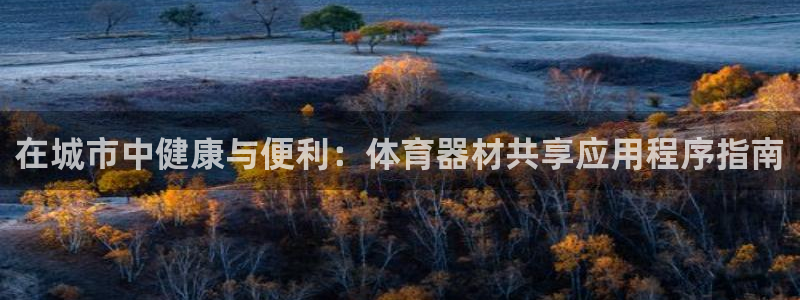 耀世娱乐平台官网登录不了：在城市中健康与便利：体育器