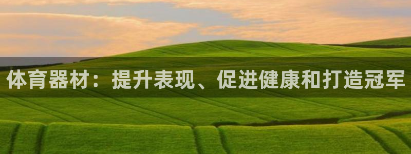 耀世娱乐下载最新版本安装：体育器材：提升表现、促进健