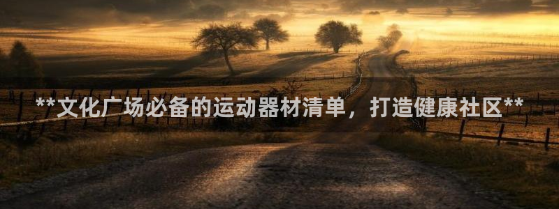 耀世娱乐挂机赚钱吗：**文化广场必备的运动器材清单，
