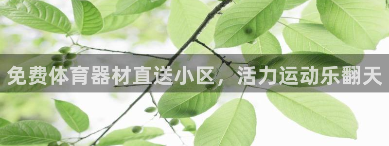 耀世平台可 585341 平台：免费体育器材直送小区