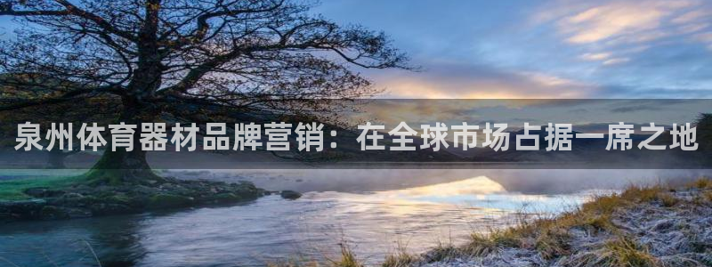 耀世娱乐客服电话：泉州体育器材品牌营销：在全球市场占