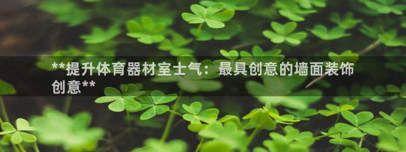 耀世娱乐官网网站入口：**提升体育器材室士气：最具创