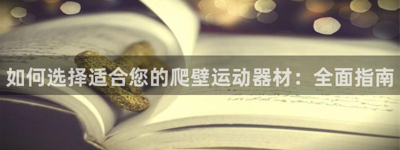耀世娱乐平台官网首页：如何选择适合您的爬壁运动器材：