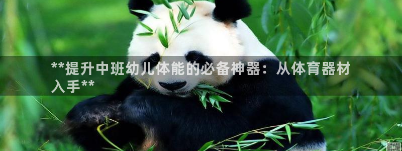 耀世平台开户流程图：**提升中班幼儿体能的必备神器：