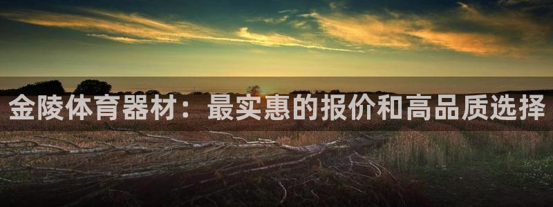 耀世平台地址：金陵体育器材：最实惠的报价和高品质选择