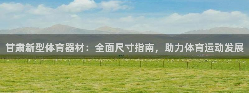 耀世平台开户流程图：甘肃新型体育器材：全面尺寸指南，