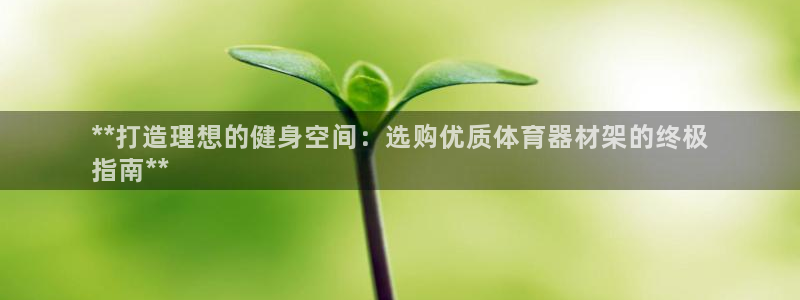 耀世兵权：**打造理想的健身空间：选购优质体育器材架的终极
