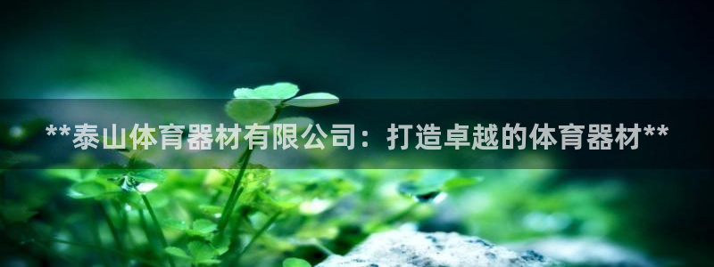 耀世国际平台正规吗可靠吗可信吗：**泰山体育器材有限