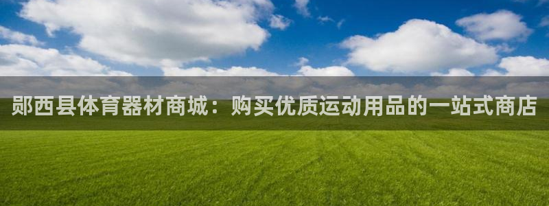耀世娱乐的4.9.4.0.3 天乐：郧西县体育器材商